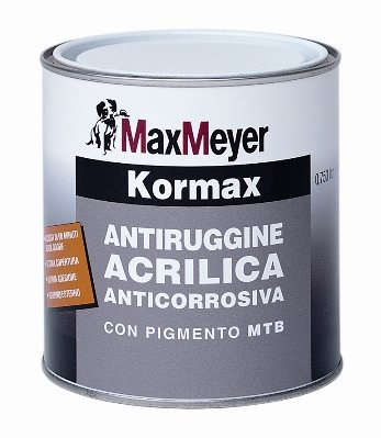 KORMAX 0,75Lt.  Antirrugine Acrilico Anticorrosivo  Max-Meyer