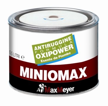 MINIOMAX 2,5 Lt.  Antirrugine "Formula Oxipowerpus" Arancio  Max-Meyer