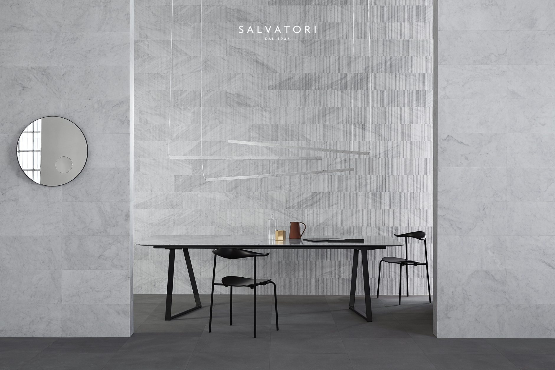 Bianco Carrara | Cotone    Pavimento/Rivestimento  SALVATORI