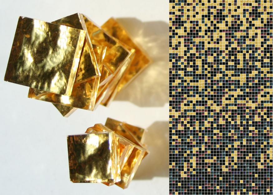 DORO  Mosaico in Oro Naturale     cm.30x30 x sp.2    MOSAICO+