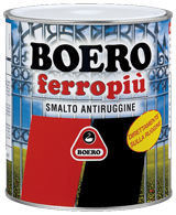 FERROPIU' 0,75 Lt.  Smalto / Antirrugine   BOERO