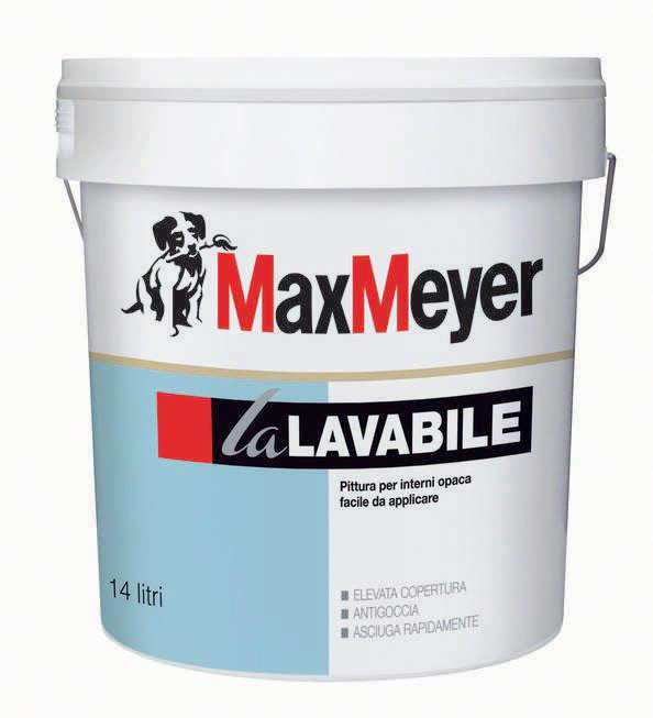 La LAVABILE 14 Lt.  Pittura Murale Lavabile - Opaca  UNIVERSALE    Max-Meyer