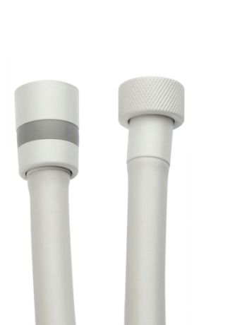 Flessibile Cromolux retinato nylon 1/2” x 1/2” FF cono liscio con gomma   Bianco   Opaco  cm.175    BOSSINI