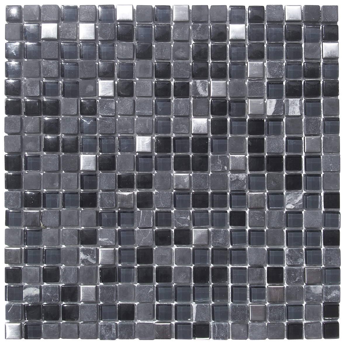 GLASS  Schwarz     Mosaico cm.30x30     STUDIO  D.O.C.