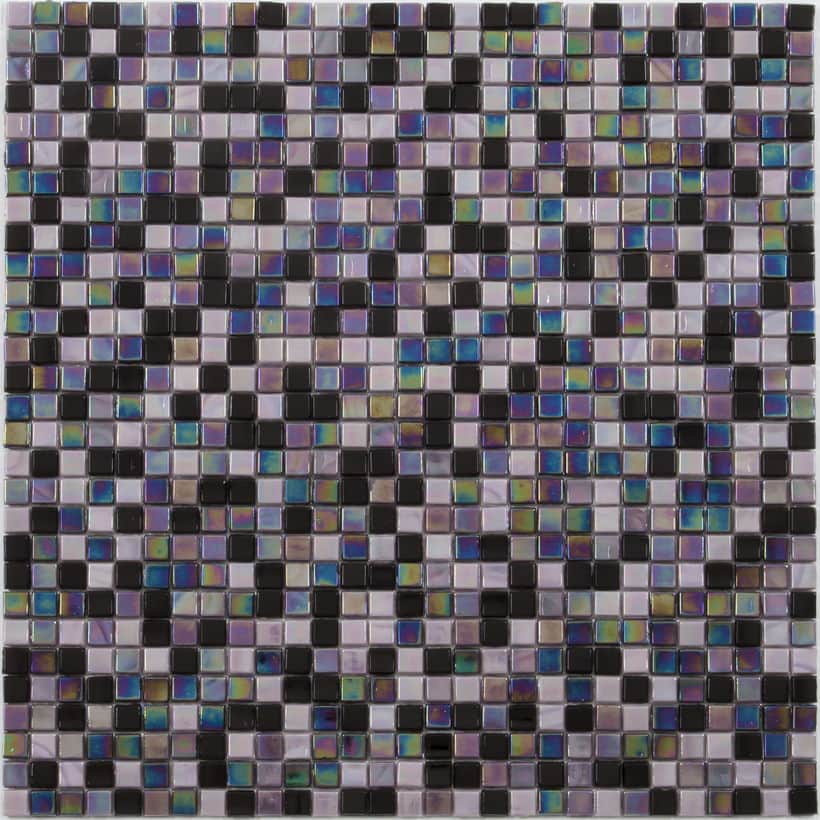 AGATHE    Mosaico cm.31,8x31,8   Fogliaoro+Iridium        STON